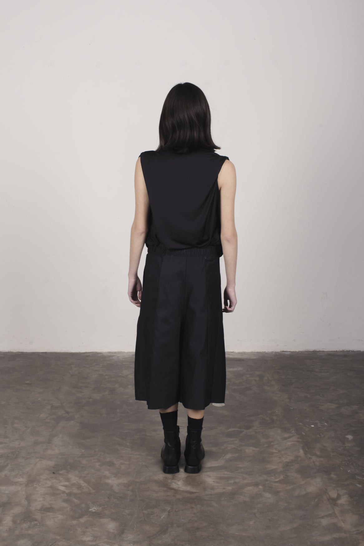 Blusa drapeada resort