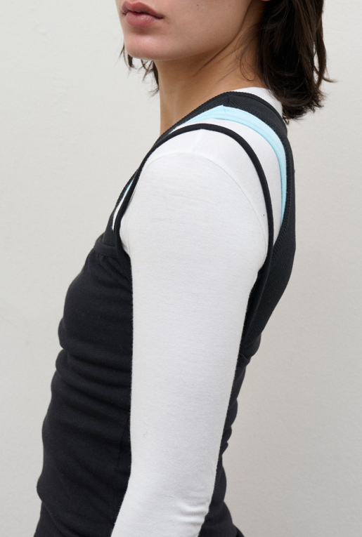 Camiseta manga larga off white