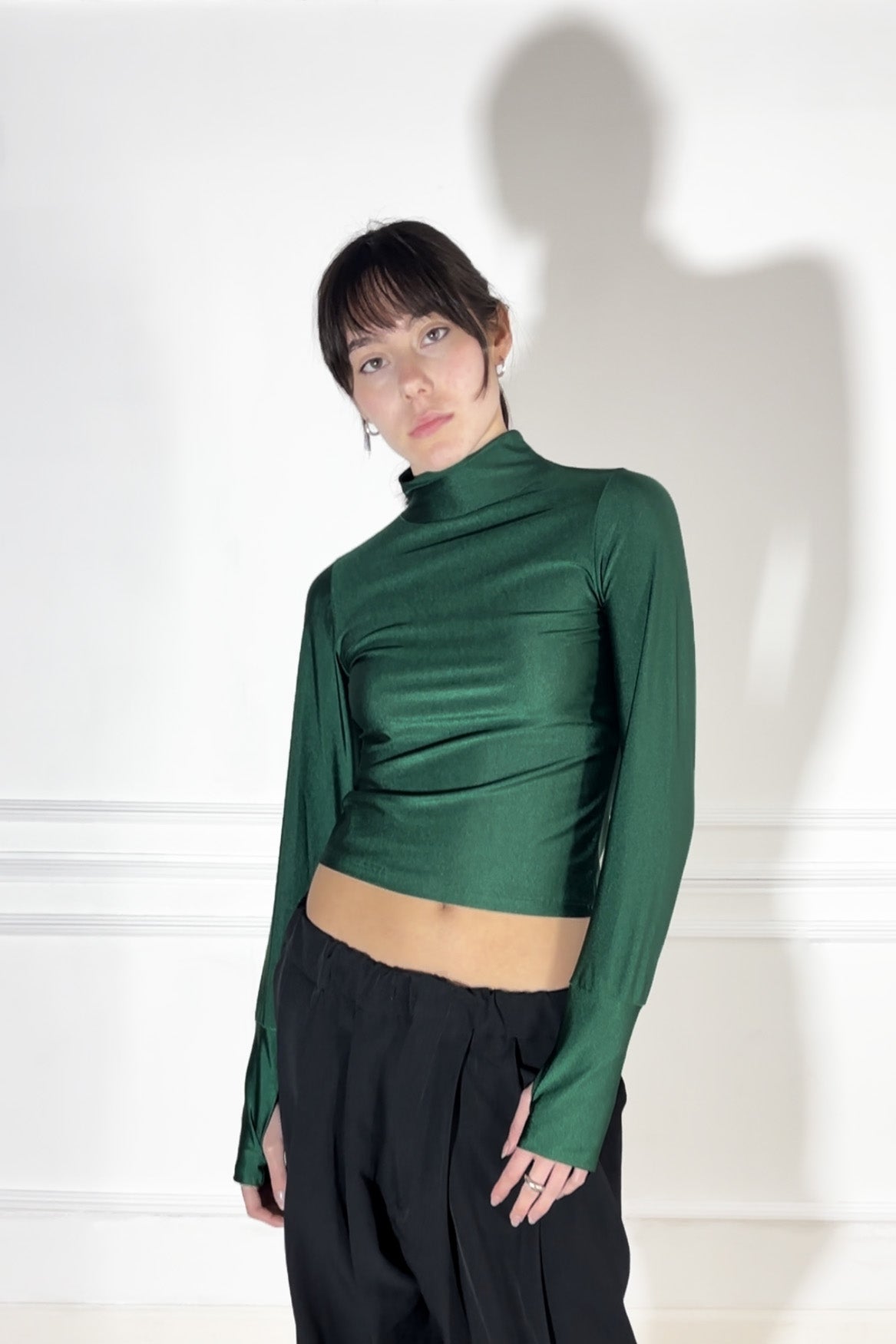 Polera Bolt green