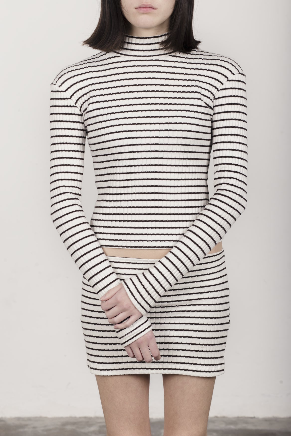 Minifalda rayada