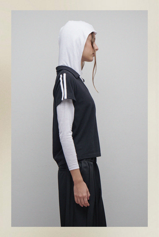 Camiseta polo negra
