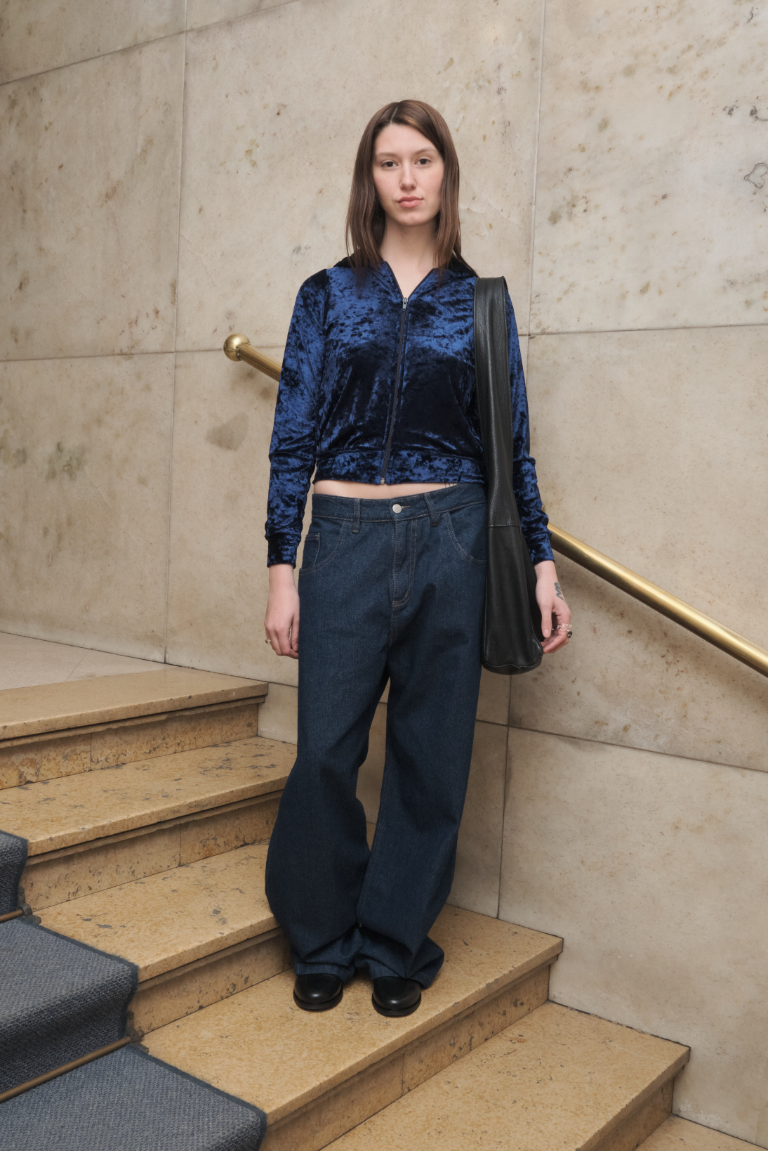 Campera Velvet Azul