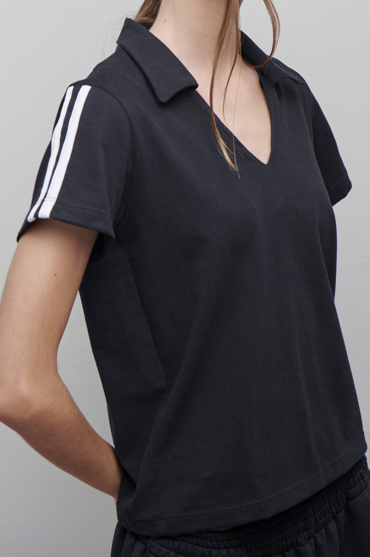 Camiseta polo negra
