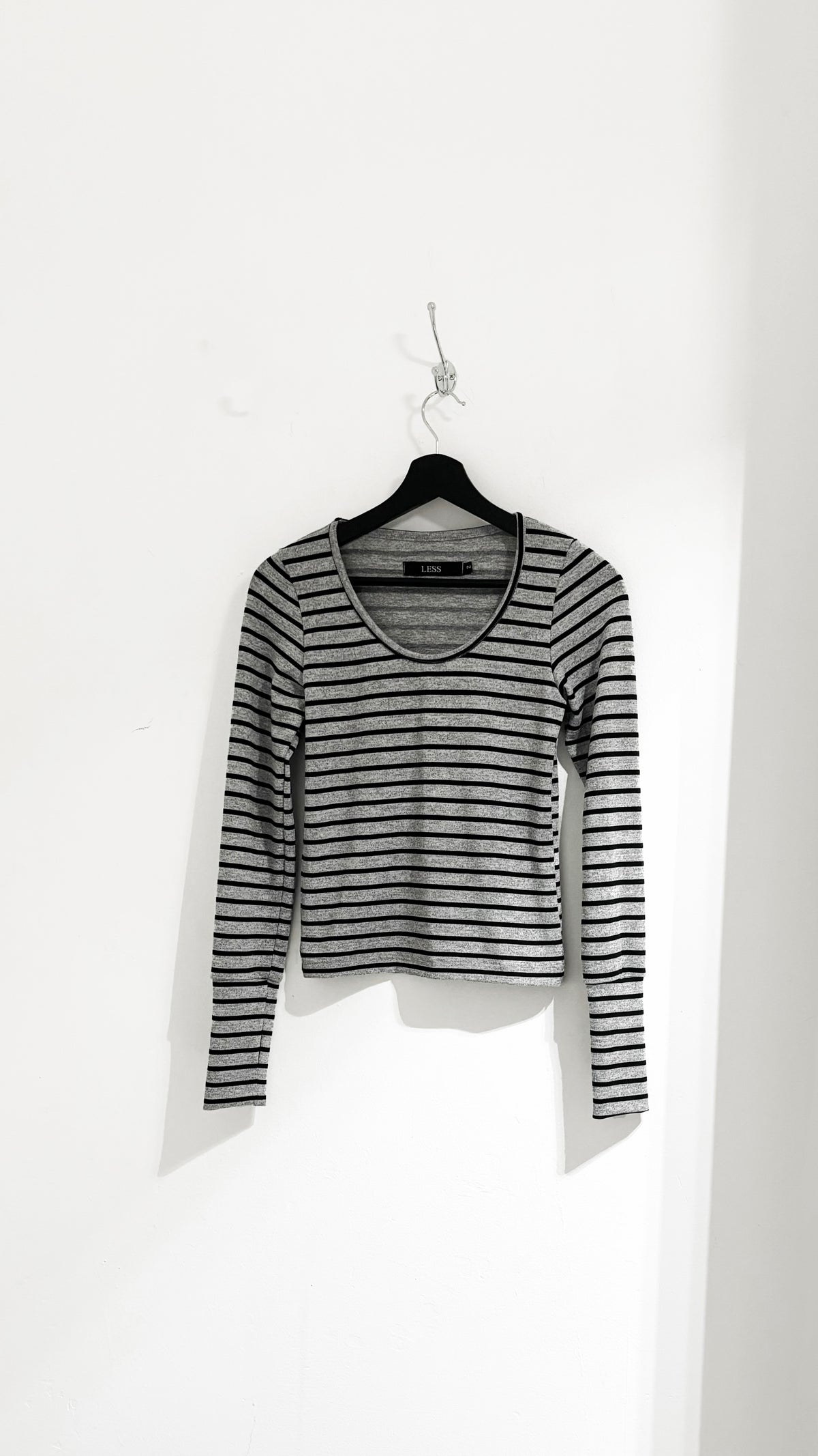 Remera manga larga rayada