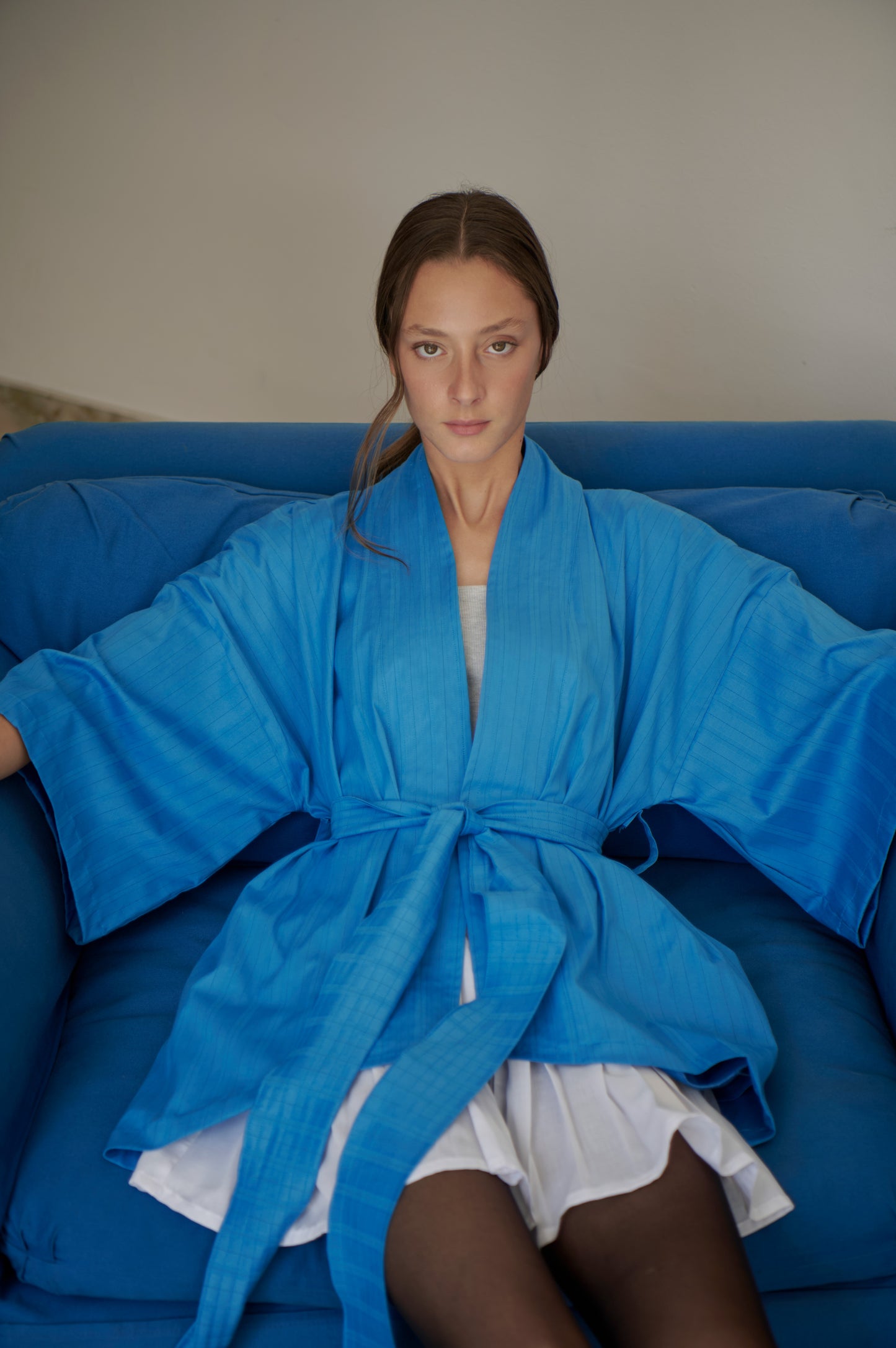Kimono turquesa