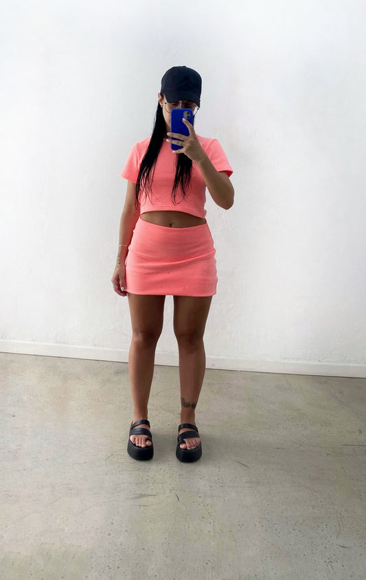 Minifalda Minimal - Versión rosa