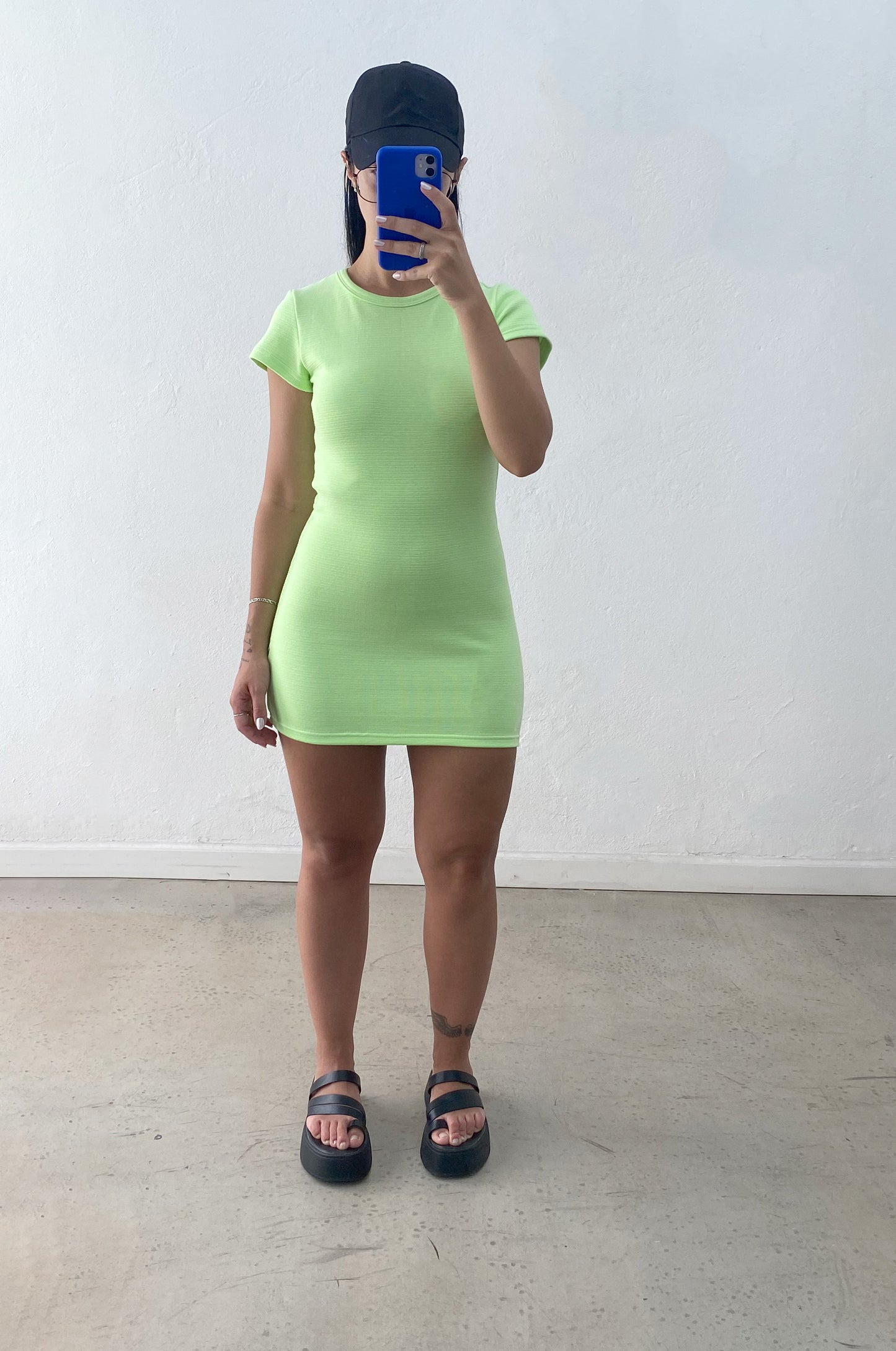 Vestido Minimal - Versión verde