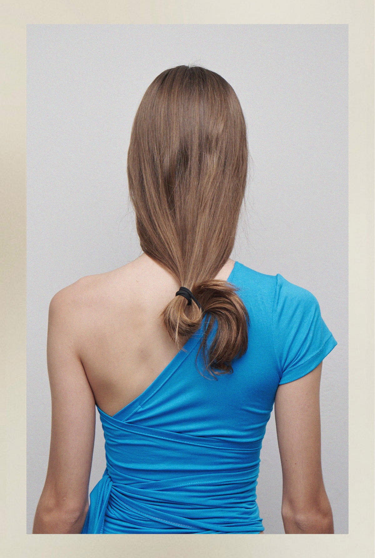 Top cruzado turquesa